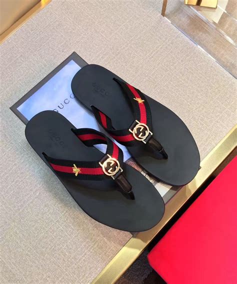 gucci men's chappals